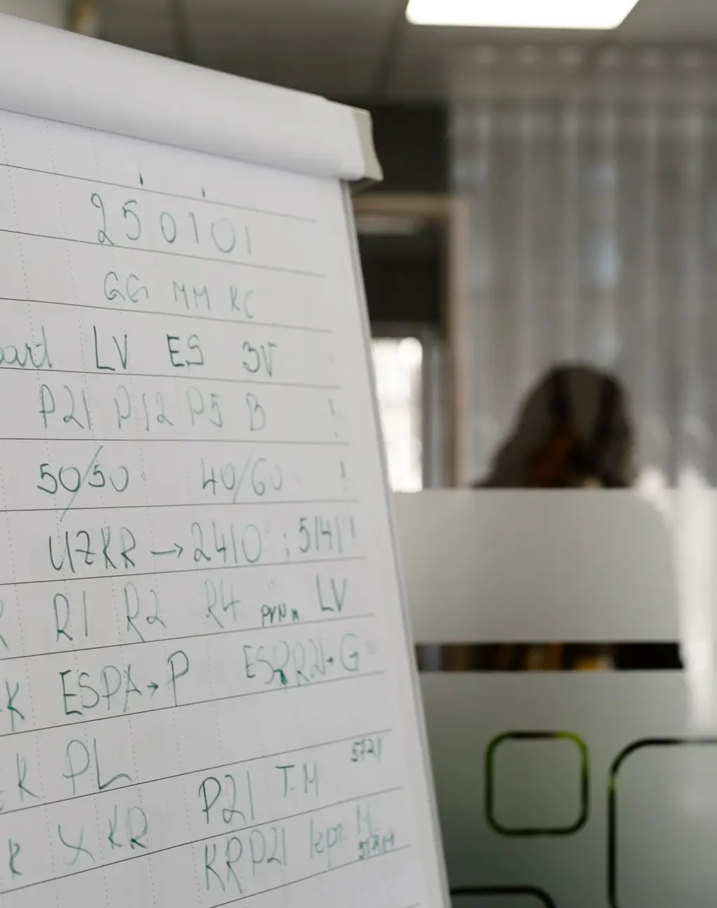 Grāmatvedības ikmēneša informācija uz tāfeles